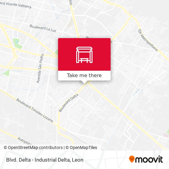 Mapa de Blvd. Delta - Industrial Delta