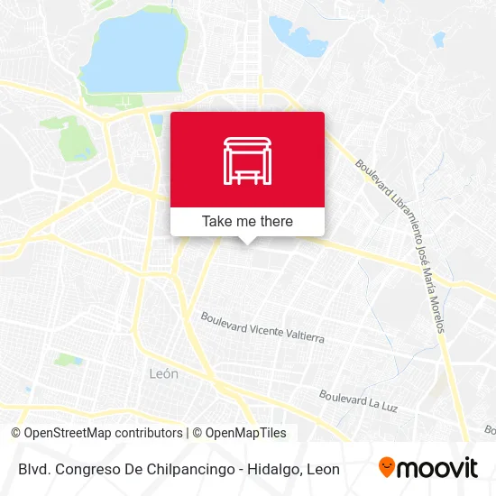 Blvd. Congreso De Chilpancingo - Hidalgo map