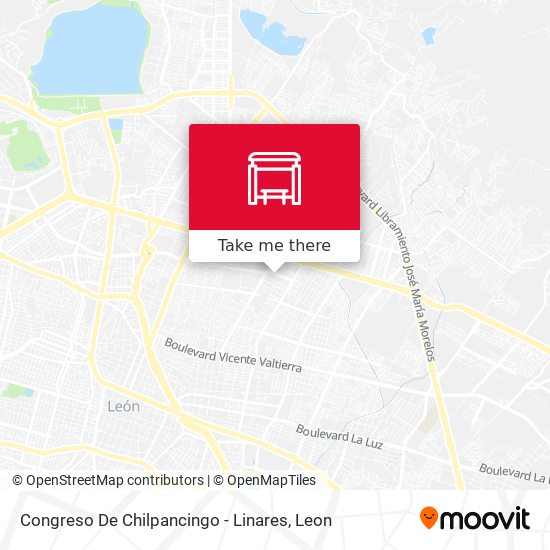 Congreso De Chilpancingo - Linares map