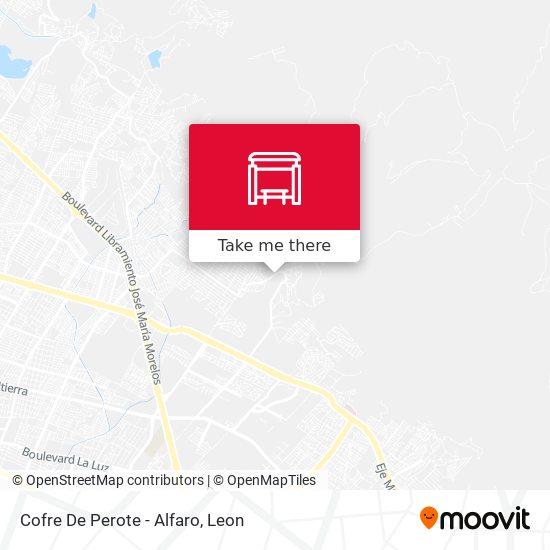 Mapa de Cofre De Perote - Alfaro
