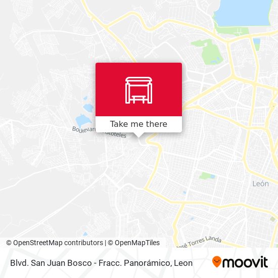 Blvd. San Juan Bosco - Fracc. Panorámico map