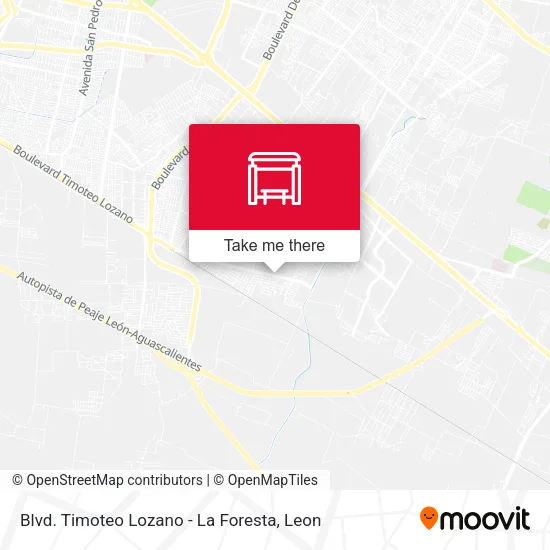 Mapa de Blvd. Timoteo Lozano - La Foresta