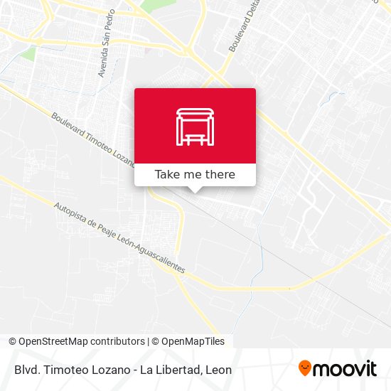 Blvd. Timoteo Lozano - La Libertad map