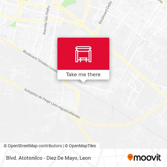 Mapa de Blvd. Atotonilco - Diez De Mayo
