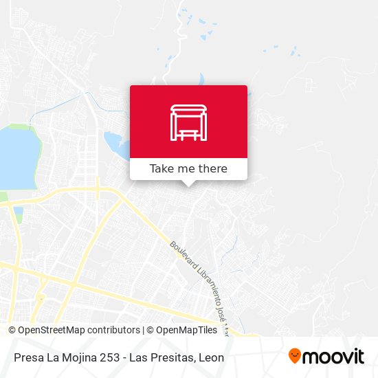 Presa La Mojina 253 - Las Presitas map