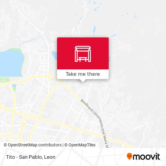 Tito - San Pablo map