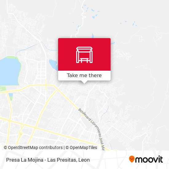 Mapa de Presa La Mojina - Las Presitas