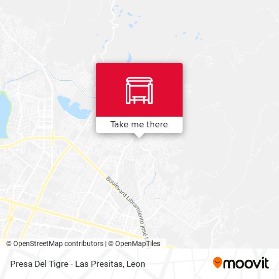 Mapa de Presa Del Tigre - Las Presitas