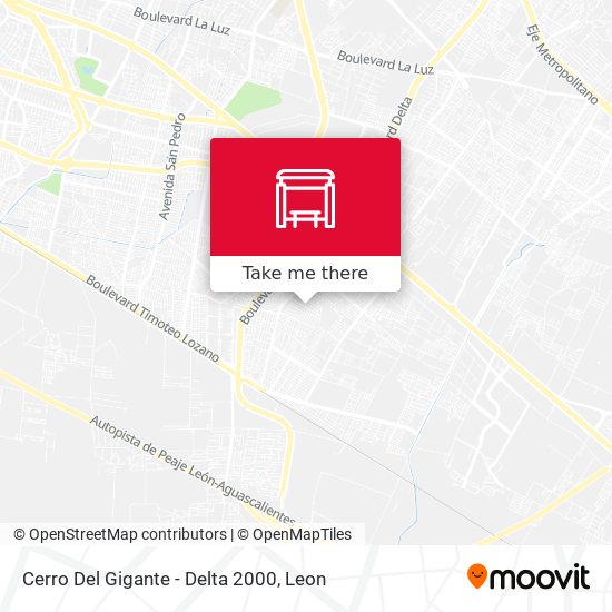 Cerro Del Gigante - Delta 2000 map