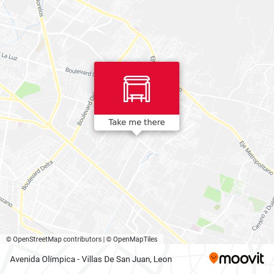Avenida Olímpica - Villas De San Juan map