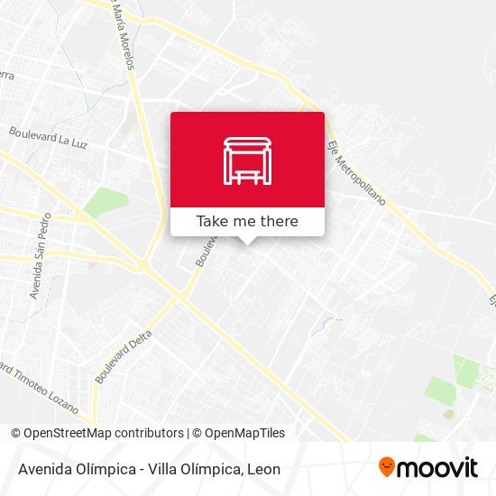 Avenida Olímpica - Villa Olímpica map