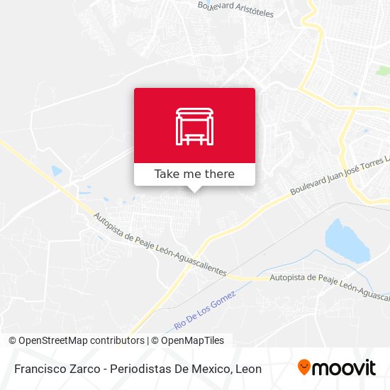 Francisco Zarco - Periodistas De Mexico map