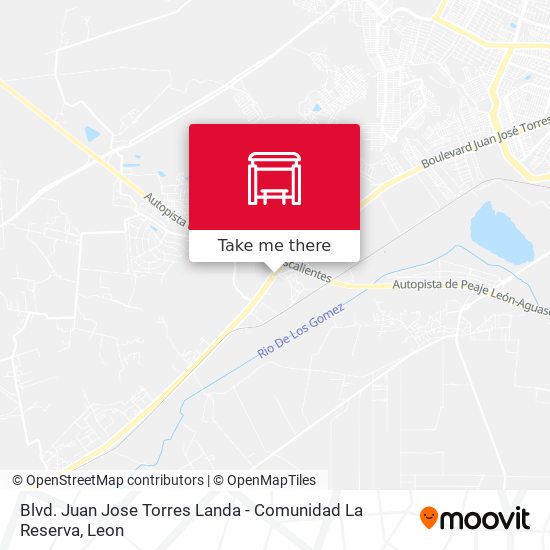 Blvd. Juan Jose Torres Landa - Comunidad La Reserva map