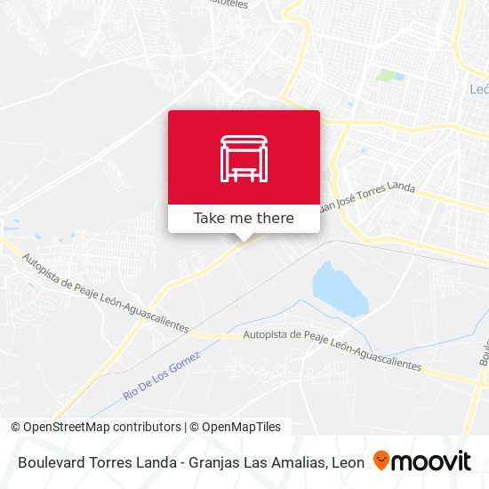 Boulevard Torres Landa -  Granjas Las Amalias map