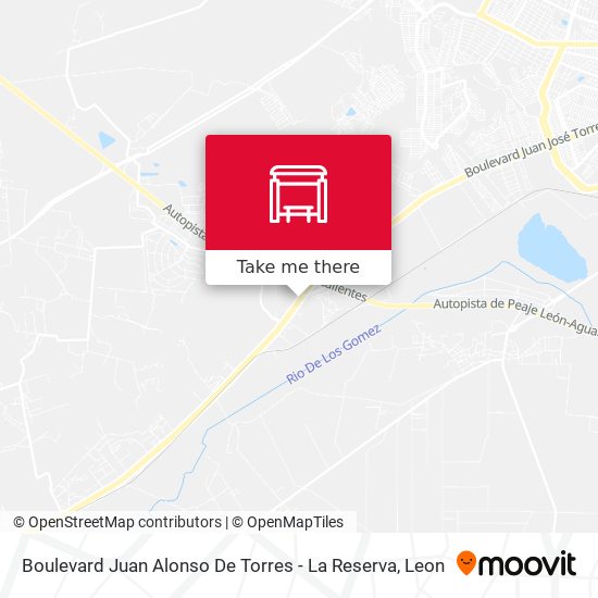 Mapa de Boulevard Juan Alonso De Torres - La Reserva