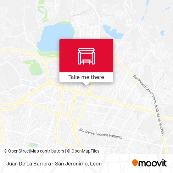 Juan De La Barrera - San Jerónimo map