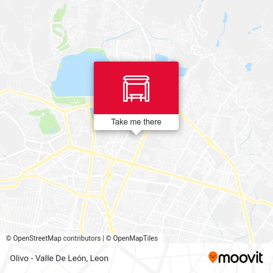 Olivo - Valle De León map