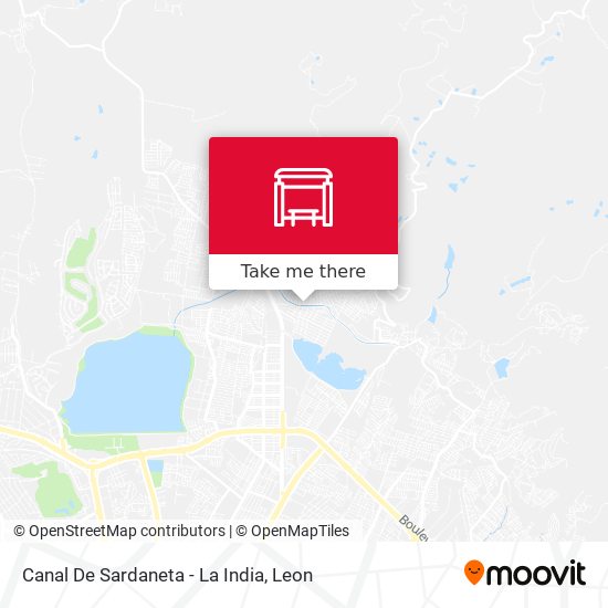 Mapa de Canal De Sardaneta - La India