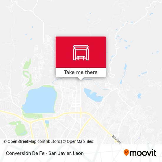 Conversión De Fe - San Javier map