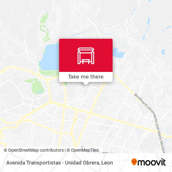 Avenida Transportistas - Unidad Obrera map