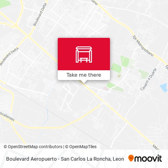 Boulevard Aeropuerto - San Carlos La Roncha map