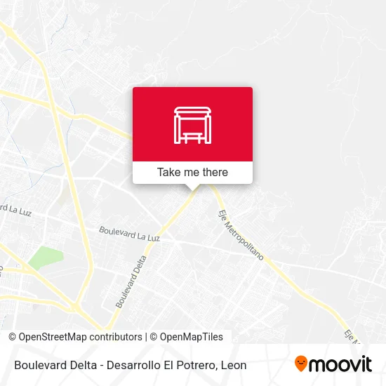 Mapa de Boulevard Delta - Desarrollo El Potrero