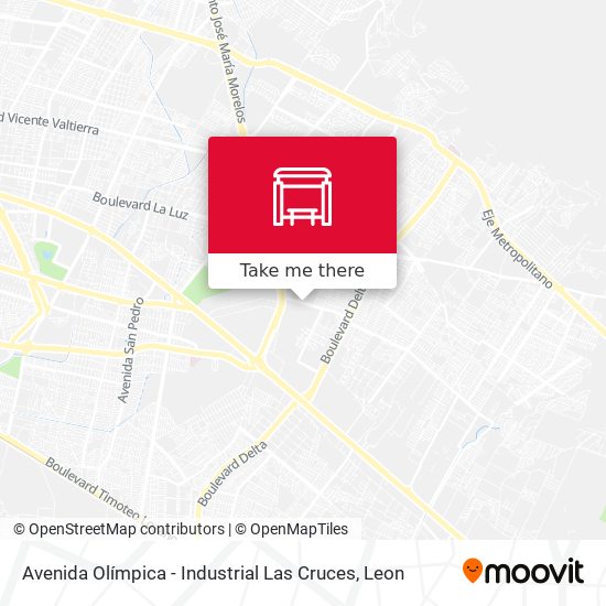 Mapa de Avenida Olímpica - Industrial Las Cruces