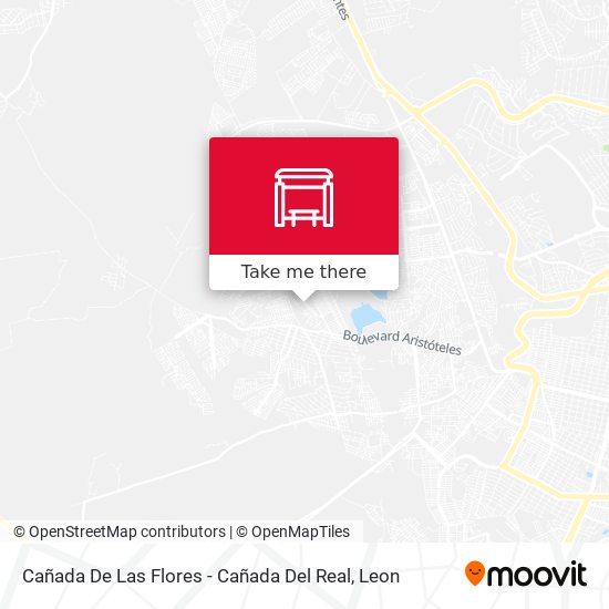 Cañada De Las Flores - Cañada Del Real map