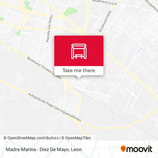 Madre Marina - Diez De Mayo map