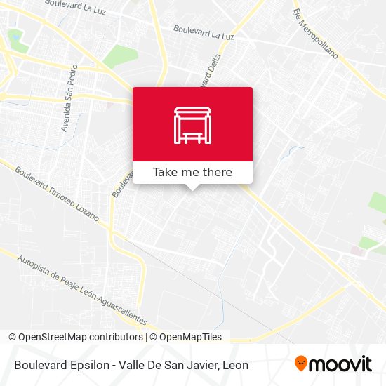 Boulevard Epsilon - Valle De San Javier map