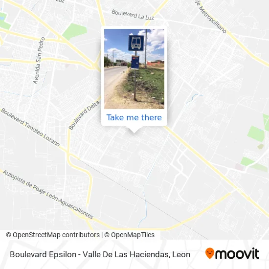 Mapa de Boulevard Epsilon - Valle De Las Haciendas