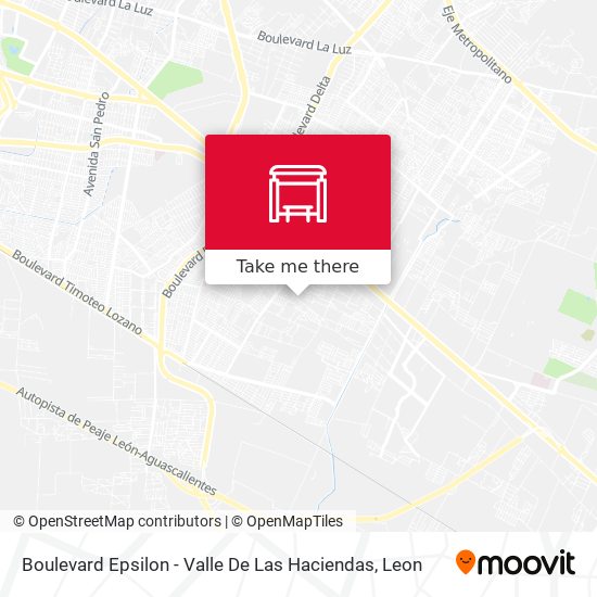 Boulevard Epsilon - Valle De Las Haciendas map