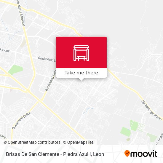 Mapa de Brisas De San Clemente - Piedra Azul I