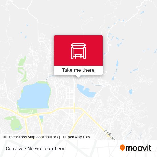 Cerralvo - Nuevo Leon map