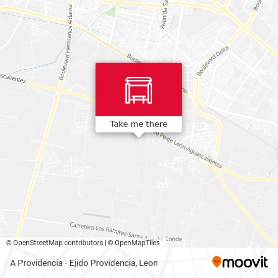 A Providencia - Ejido Providencia map