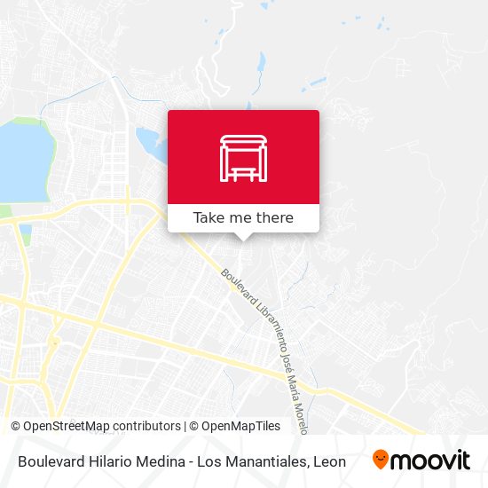 Boulevard Hilario Medina - Los Manantiales map