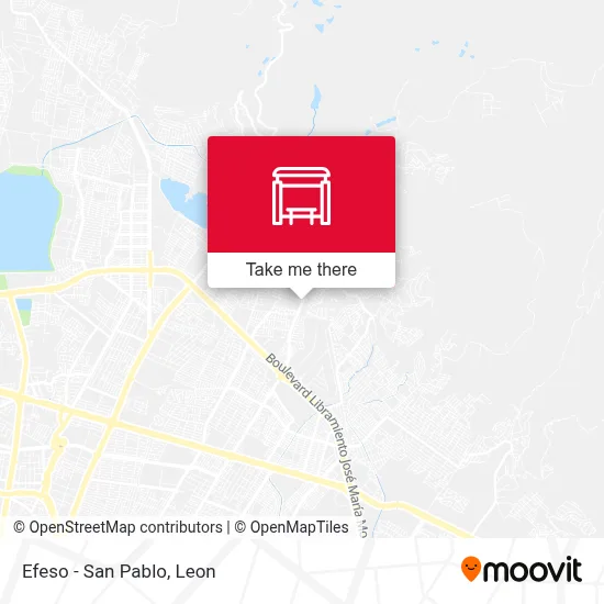 Efeso - San Pablo map