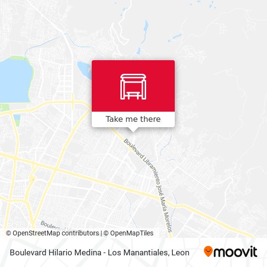 Boulevard Hilario Medina - Los Manantiales map