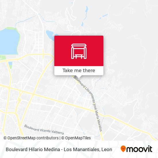 Boulevard Hilario Medina - Los Manantiales map