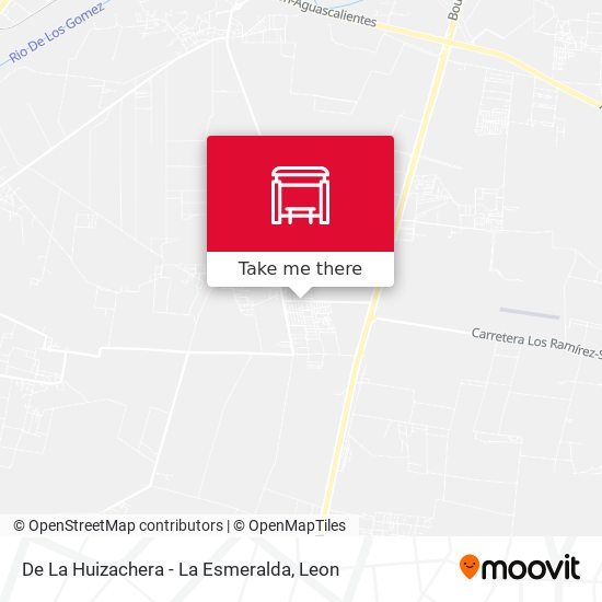 De La Huizachera - La Esmeralda map