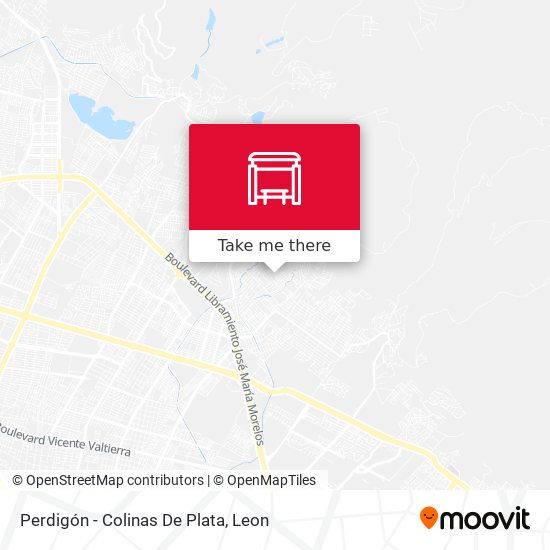 Perdigón - Colinas De Plata map
