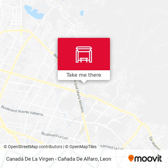 Canadá De La Virgen - Cañada De Alfaro map