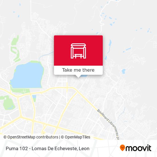Mapa de Puma 102  - Lomas De Echeveste