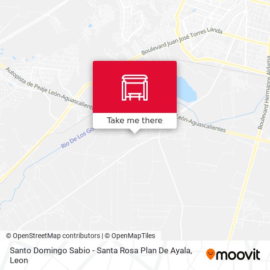 Mapa de Santo Domingo Sabio - Santa Rosa Plan De Ayala