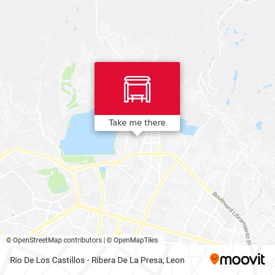 Mapa de Río De Los Castillos - Ribera De La Presa