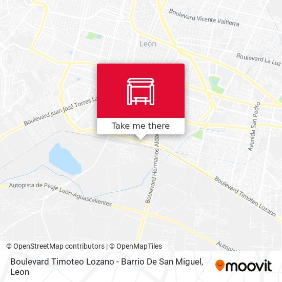 Boulevard Timoteo Lozano - Barrio De San Miguel map