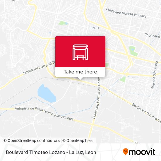 Mapa de Boulevard Timoteo Lozano - La Luz