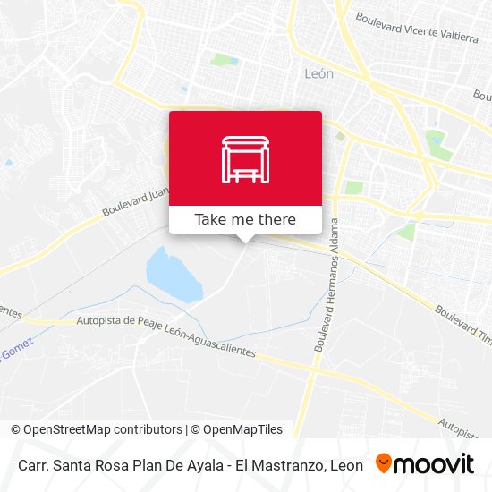 Carr. Santa Rosa Plan De Ayala - El Mastranzo map