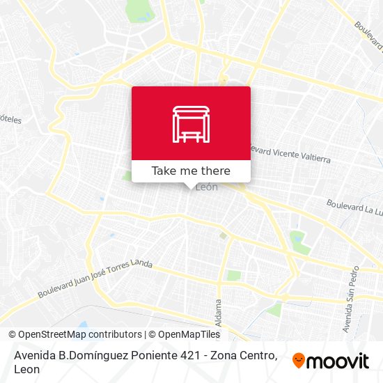 Avenida B.Domínguez Poniente 421 - Zona Centro map