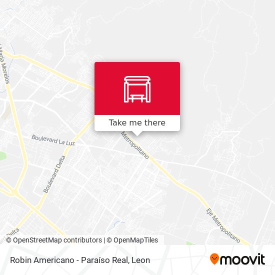 Robin Americano - Paraíso Real map